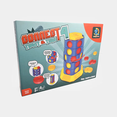 CONNECT 4 TWIST & TURN – 2-PLAYER STRATEGY GAME